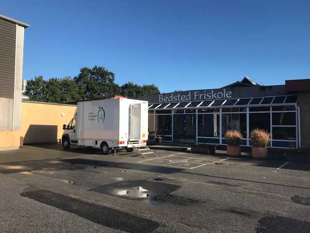 Billede af den mobile klinik